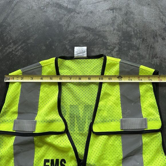 Size M-XL Galls EMS High Vis Safety Vest Yellow Gray Reflective USED SHIPS ASAP - Picture 4 of 14